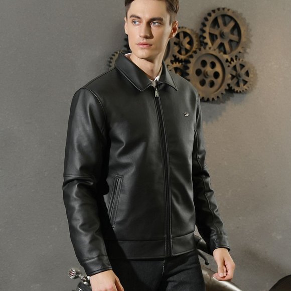 Brand New SF Men's Luxury Italian Leather Jacket - Picture 3 of 3
